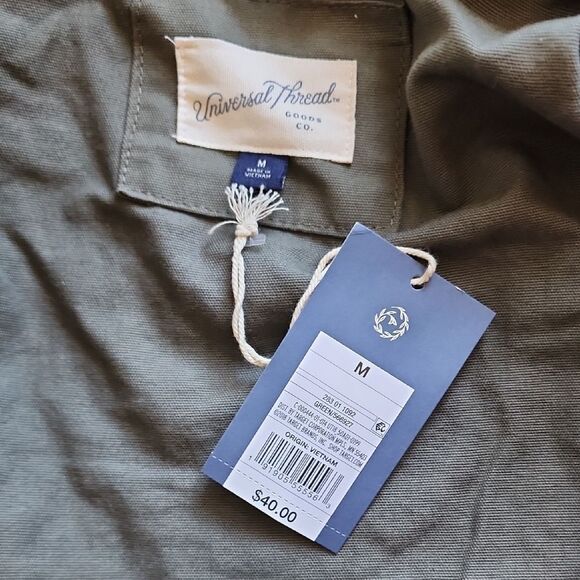 Universal Olive Green Hooded Jacket- Women's Size M - Picture 3 of 5